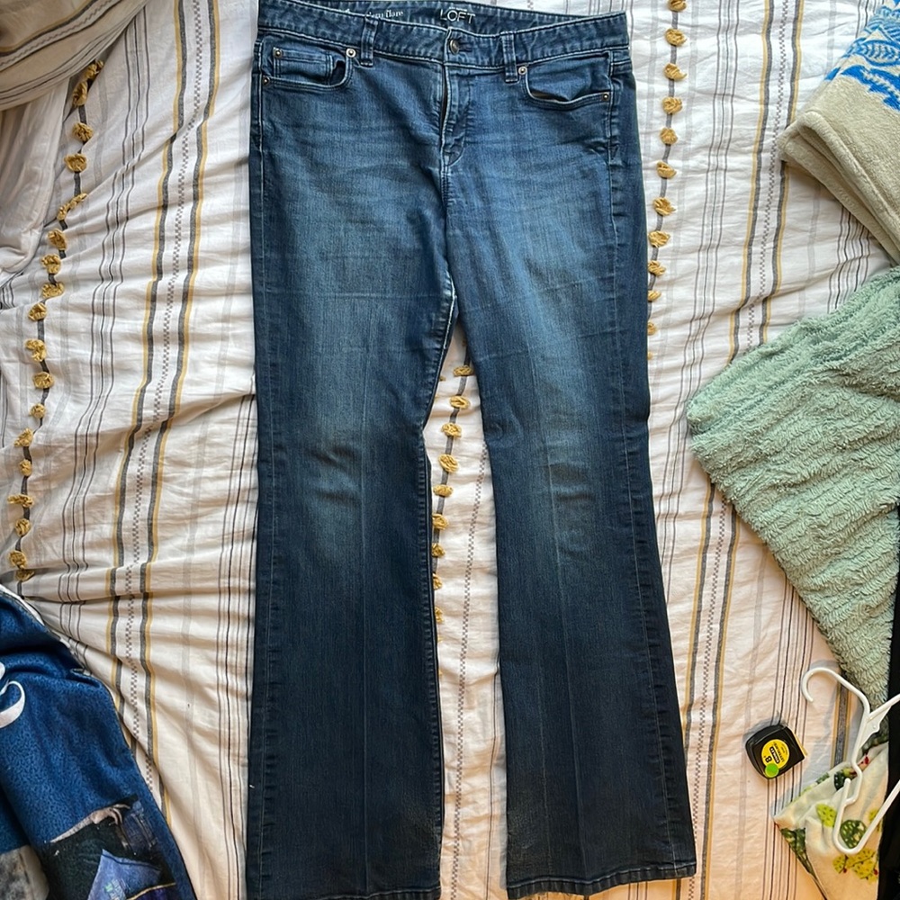 Ann Taylor Loft Modern Flare Jeans